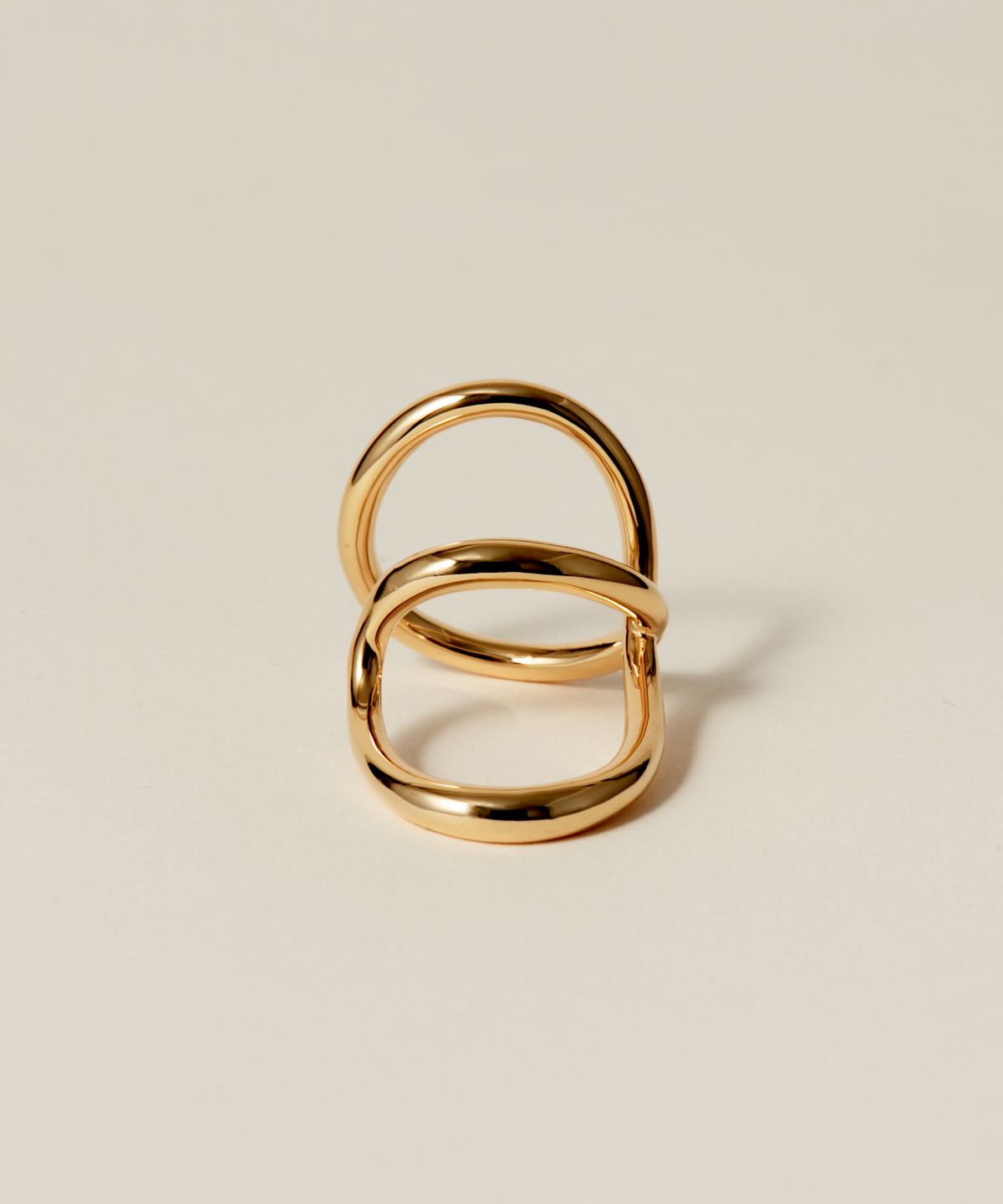 노비스도쿄(NOVICE TOKYO) 뉘앙스 라인 반지 Nuance Line Ring / Gold