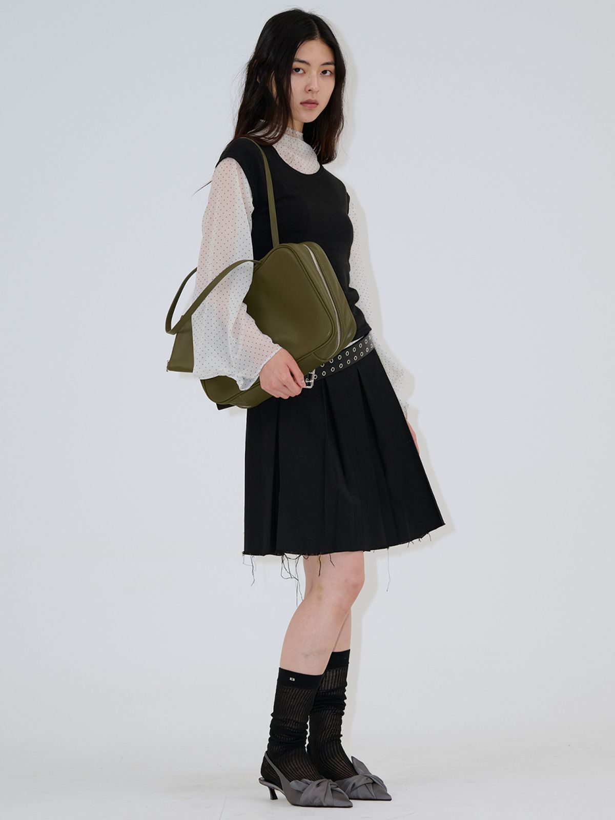 샐볼(SALBOL) CEIS MELO BAG [KHAKI]