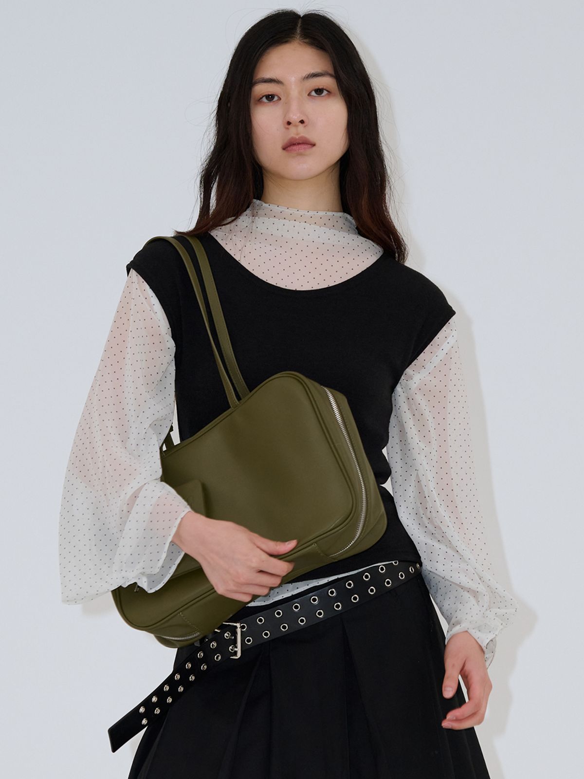샐볼(SALBOL) CEIS MELO BAG [KHAKI]