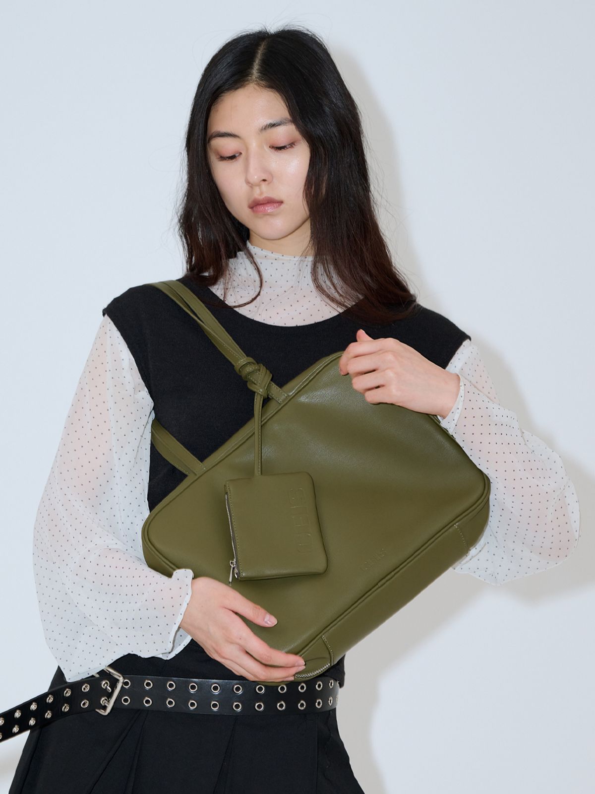 샐볼(SALBOL) CEIS MELO BAG [KHAKI]