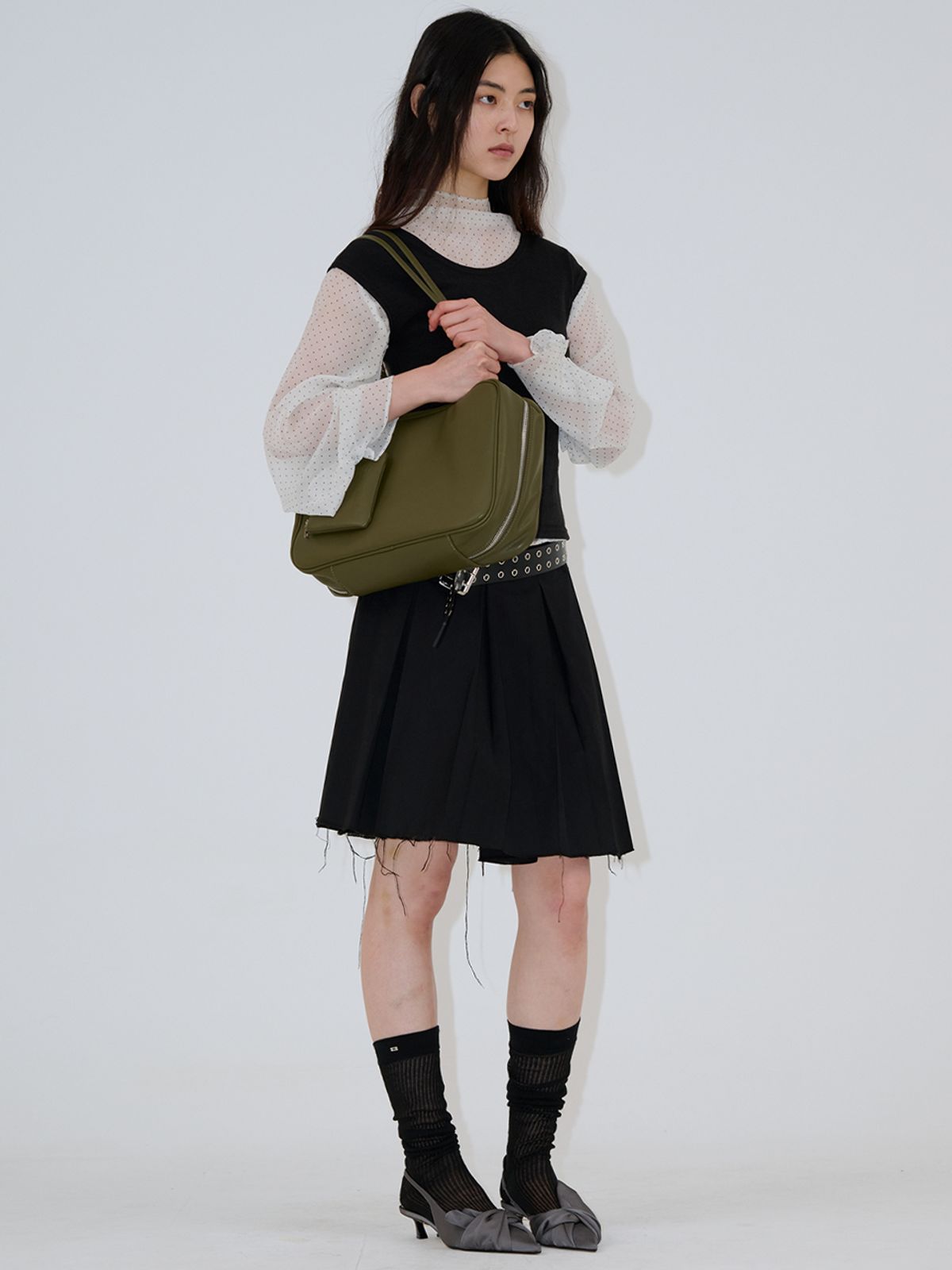 샐볼(SALBOL) CEIS MELO BAG [KHAKI]