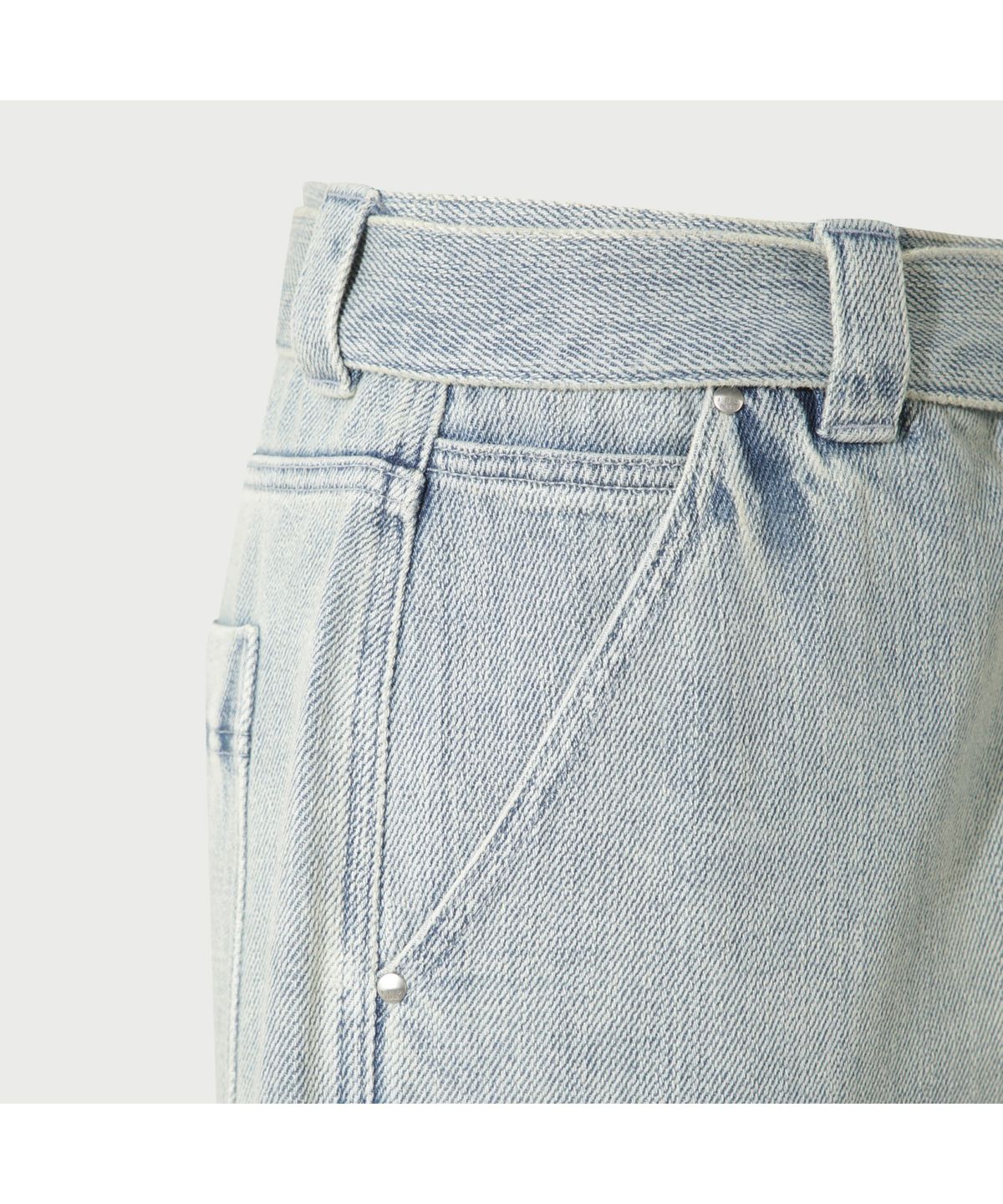 이로(IRO) ALERY 워시드 데님 쇼츠 IRPOA25024BUX