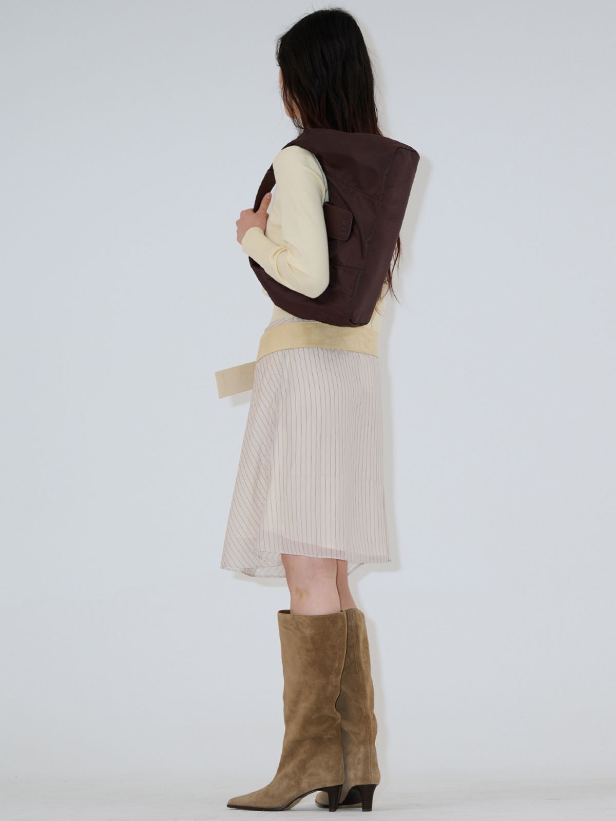 샐볼(SALBOL) CEIS APPEL BAG [BROWN]