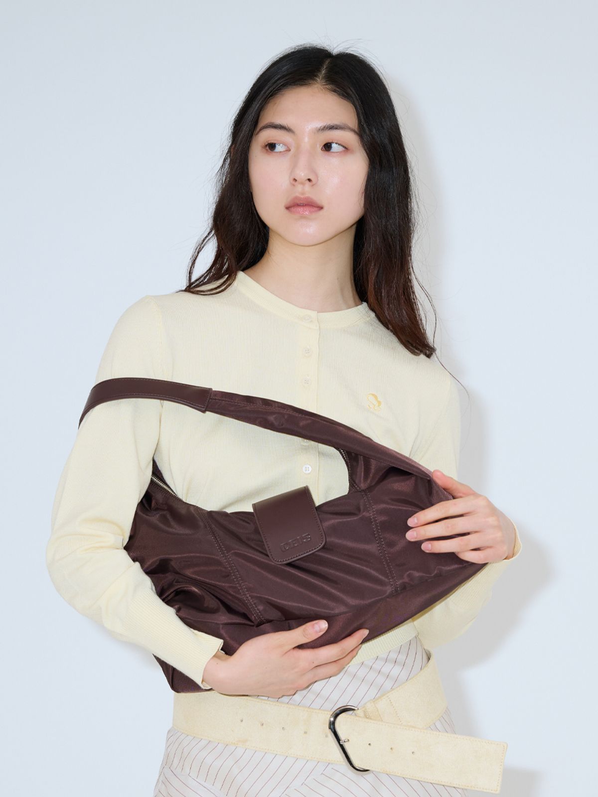 샐볼(SALBOL) CEIS APPEL BAG [BROWN]