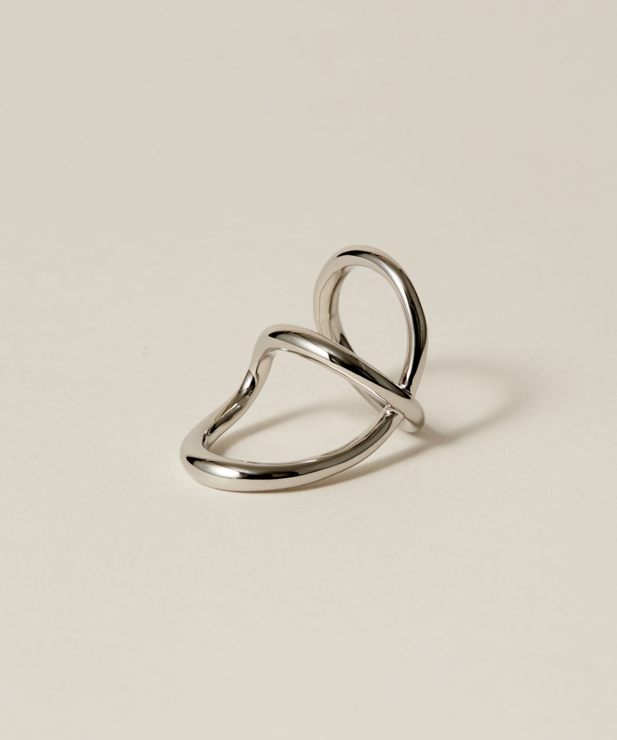 노비스도쿄(NOVICE TOKYO) 뉘앙스 라인 반지 Nuance Line Ring / Silver