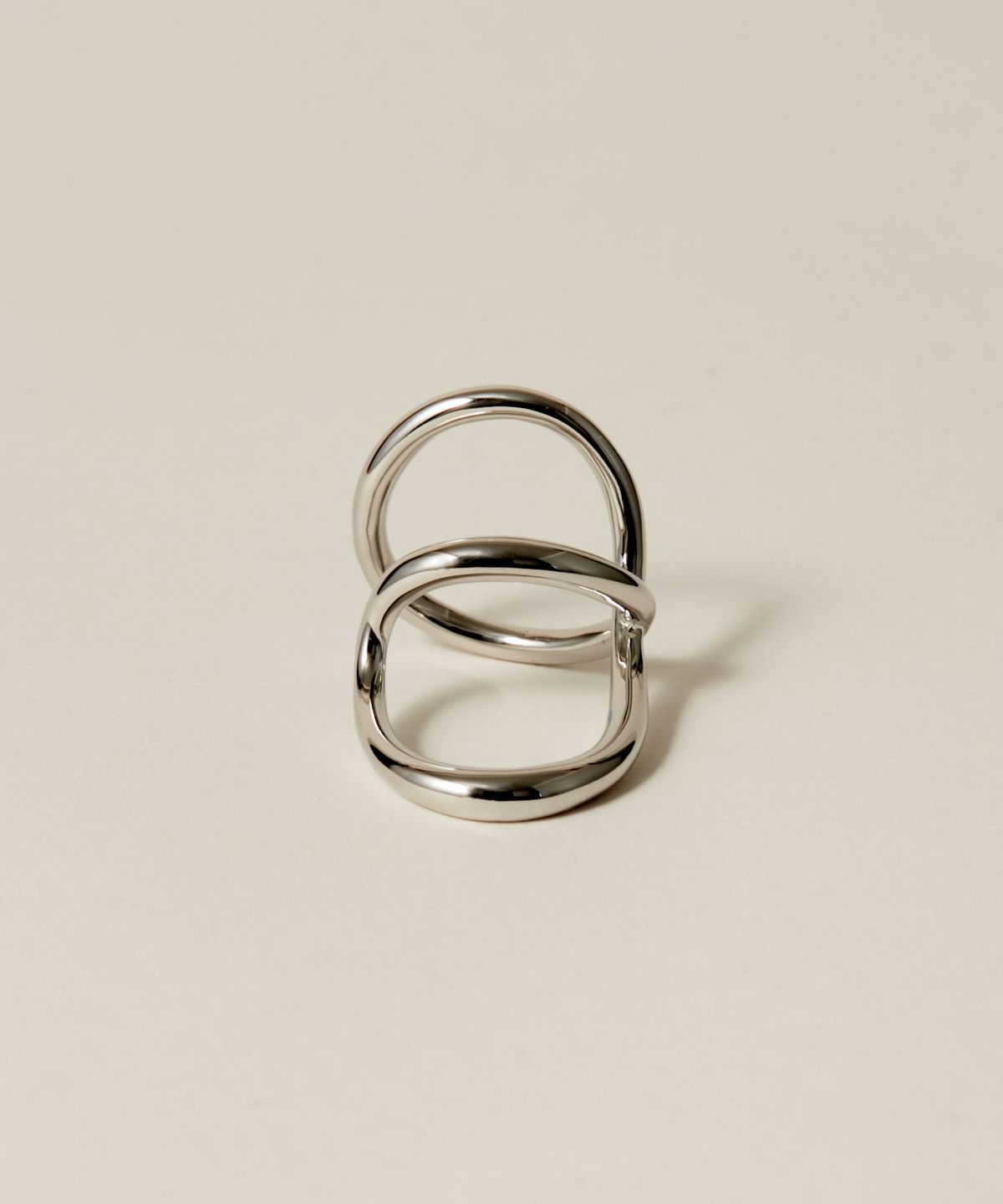 노비스도쿄(NOVICE TOKYO) 뉘앙스 라인 반지 Nuance Line Ring / Silver