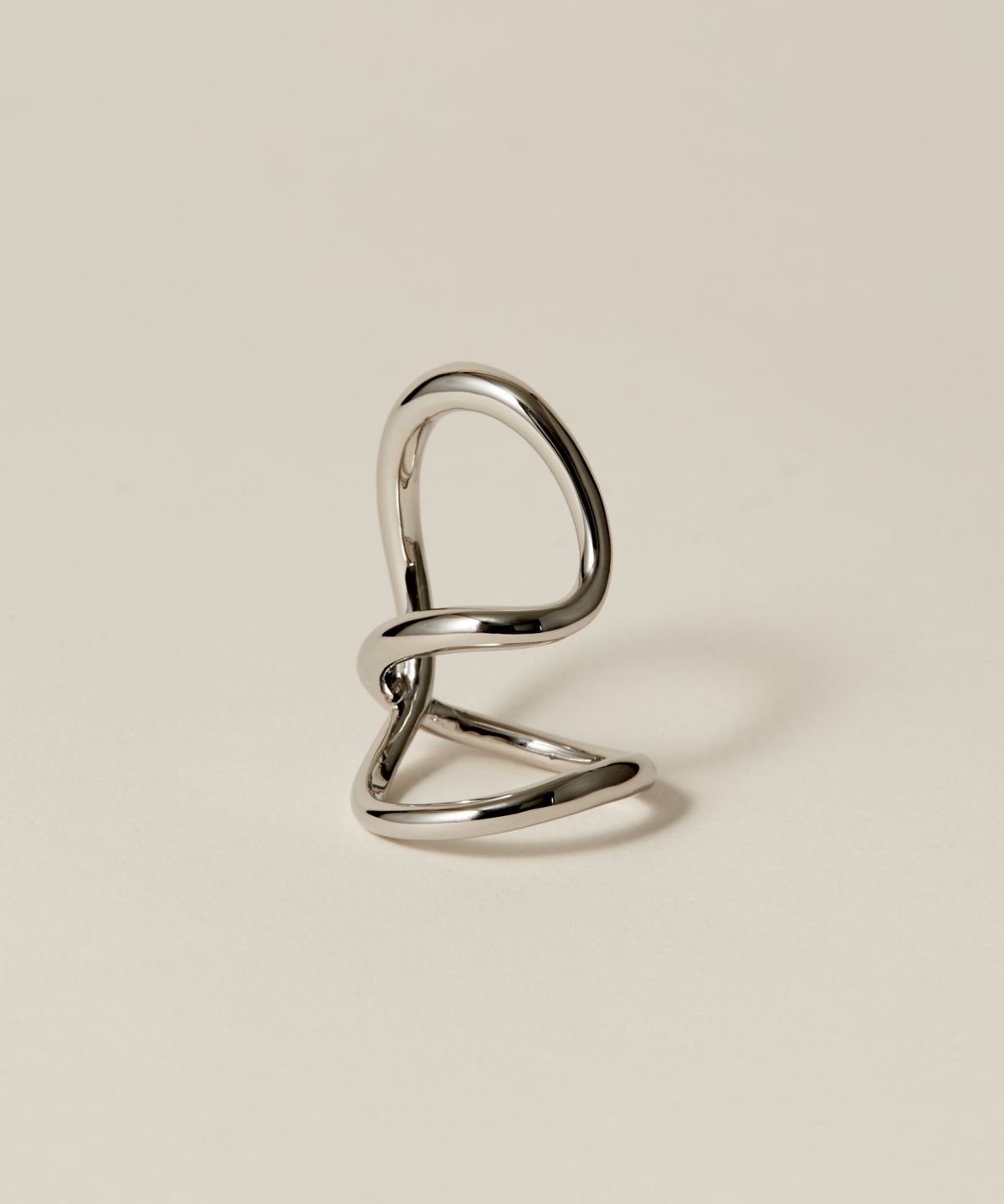 노비스도쿄(NOVICE TOKYO) 뉘앙스 라인 반지 Nuance Line Ring / Silver
