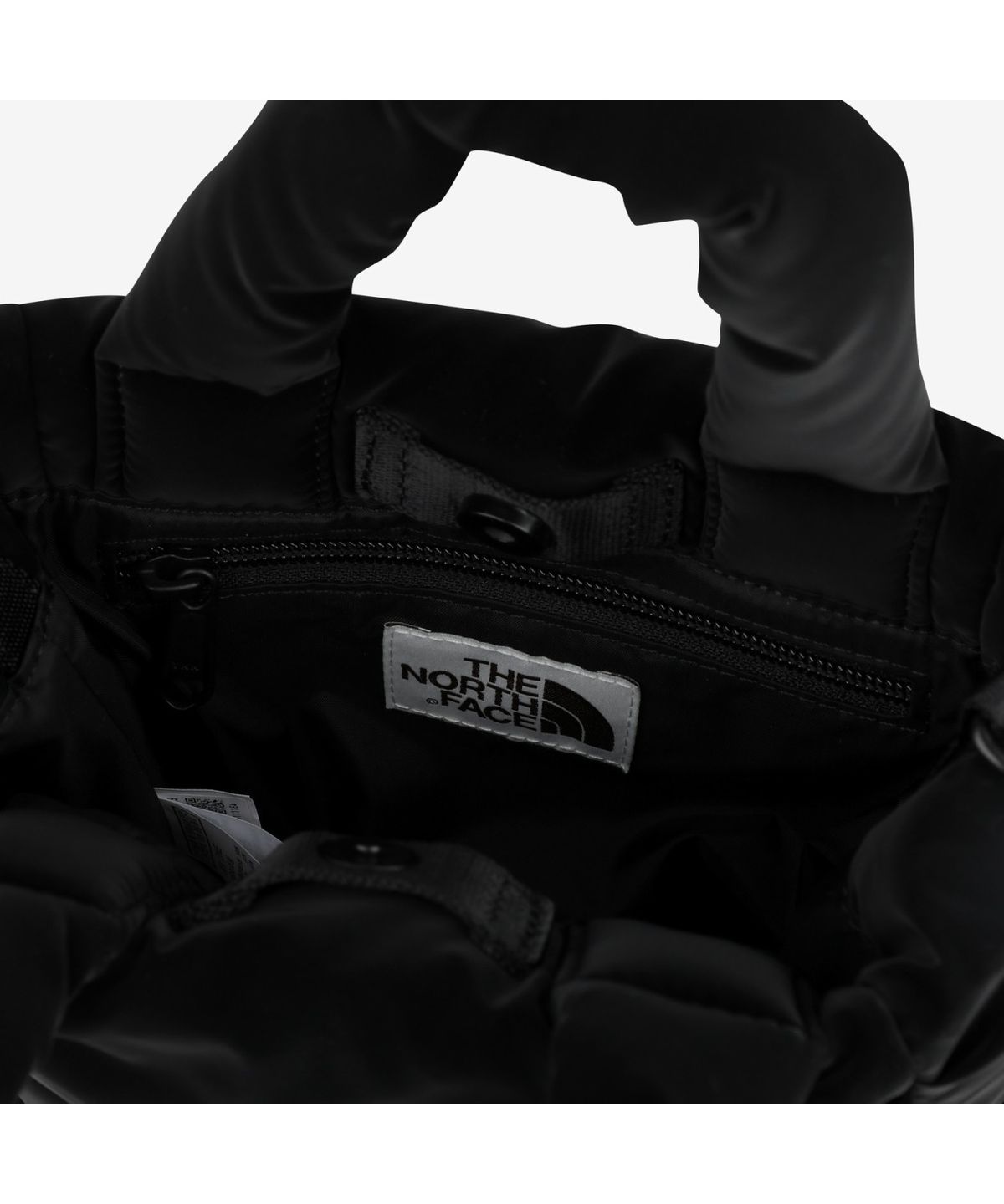 노스페이스(THE NORTH FACE) NN2PR68K 화이트라벨 플럼피 토트백 미니 MATT BLACK