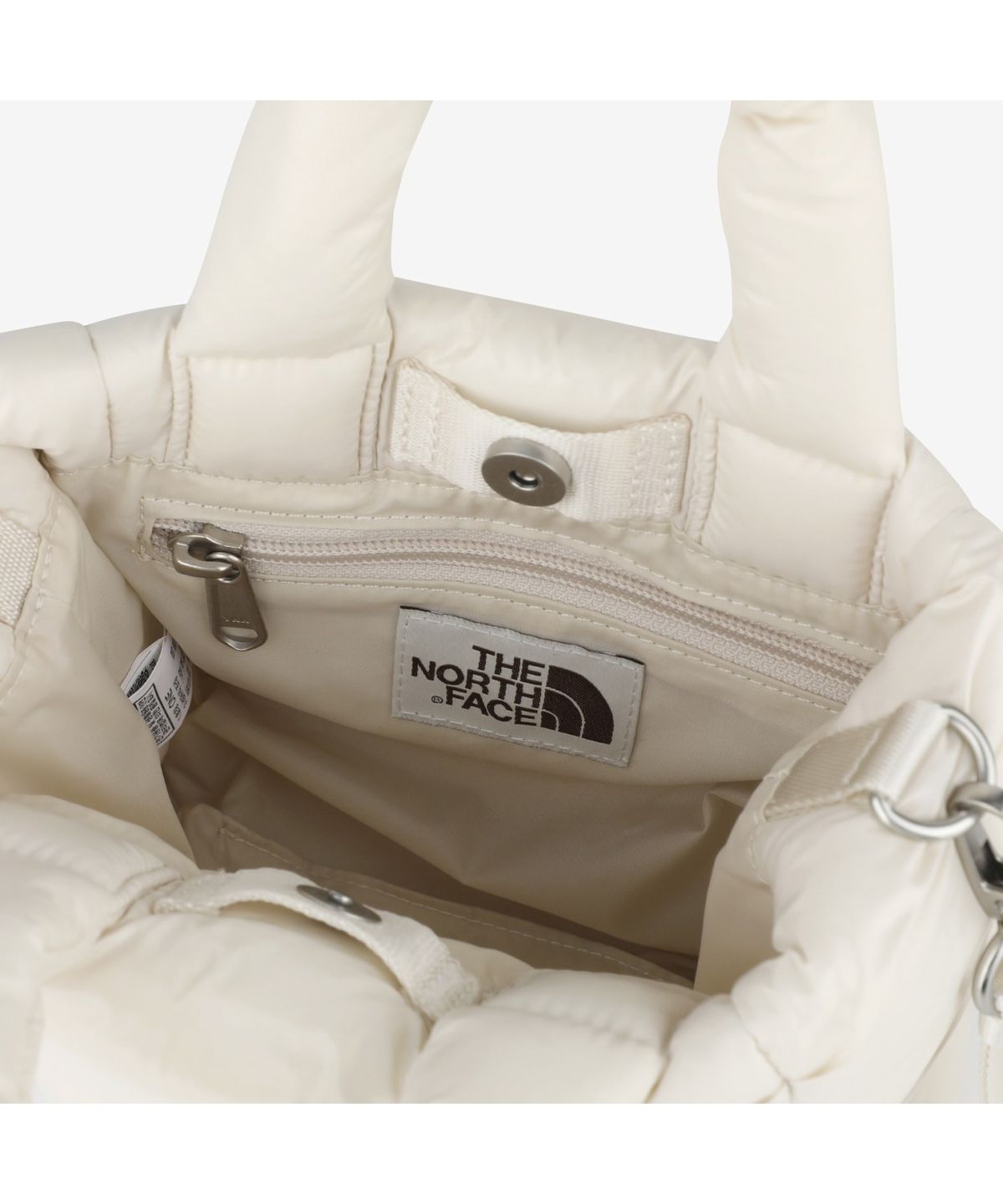 노스페이스(THE NORTH FACE) NN2PR68L 화이트라벨 플럼피 토트백 미니 CREAM