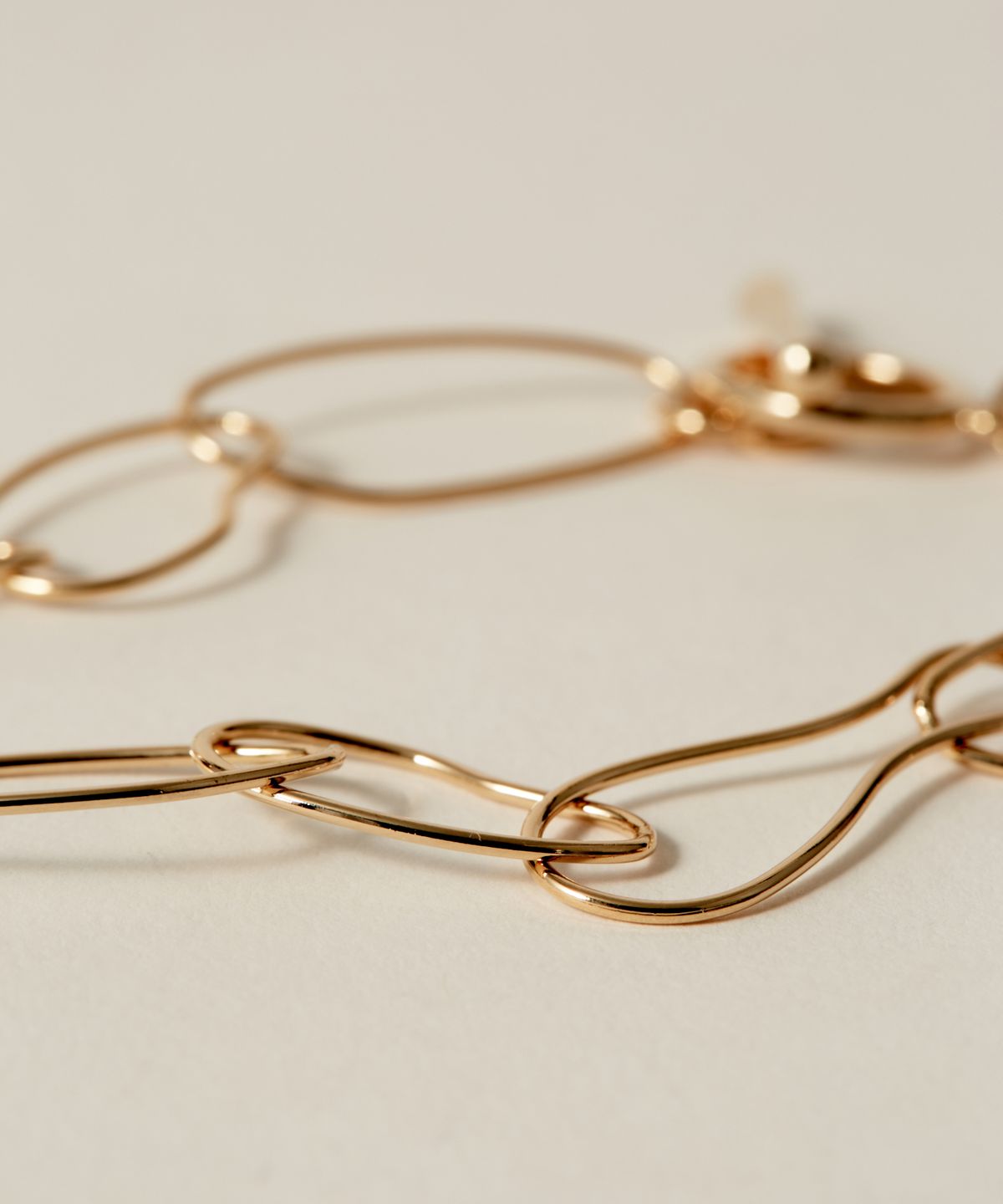 노비스도쿄(NOVICE TOKYO) 오벌 체인 목걸이 Oval Chain Choker / Gold
