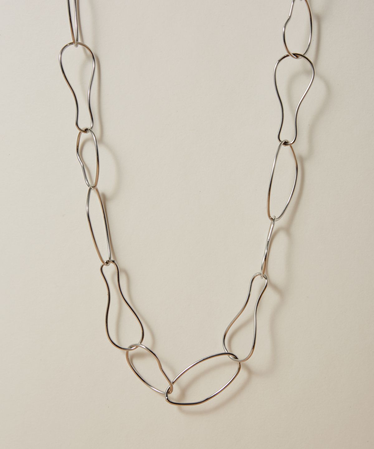노비스도쿄(NOVICE TOKYO) 오벌 체인 목걸이 Oval Chain Choker / Silver