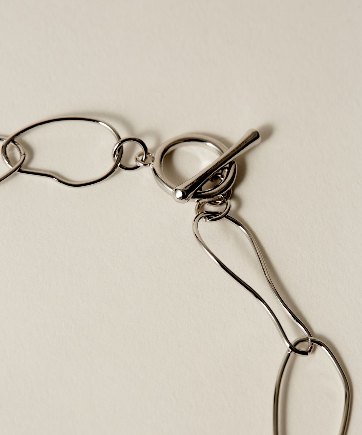 노비스도쿄(NOVICE TOKYO) 오벌 체인 목걸이 Oval Chain Choker / Silver
