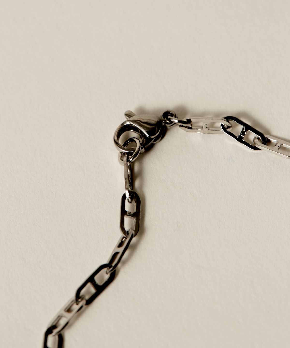 노비스도쿄(NOVICE TOKYO) 오벌 체인 롱 목걸이 Oval Chain Long Necklace［Stainless］ / Silver