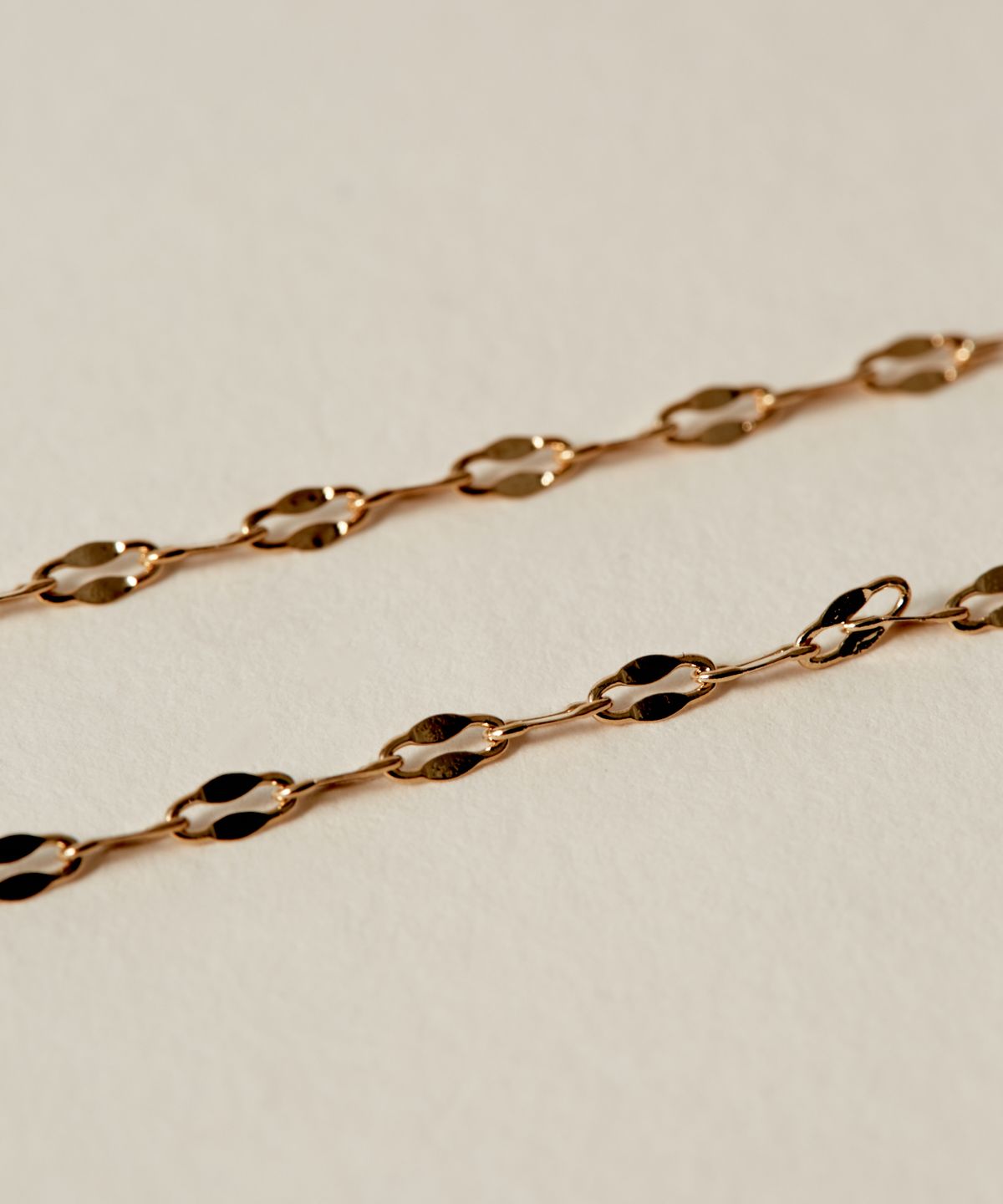 노비스도쿄(NOVICE TOKYO) 페탈 체인 목걸이 Petal Chain Necklace［Stainless］ / Gold