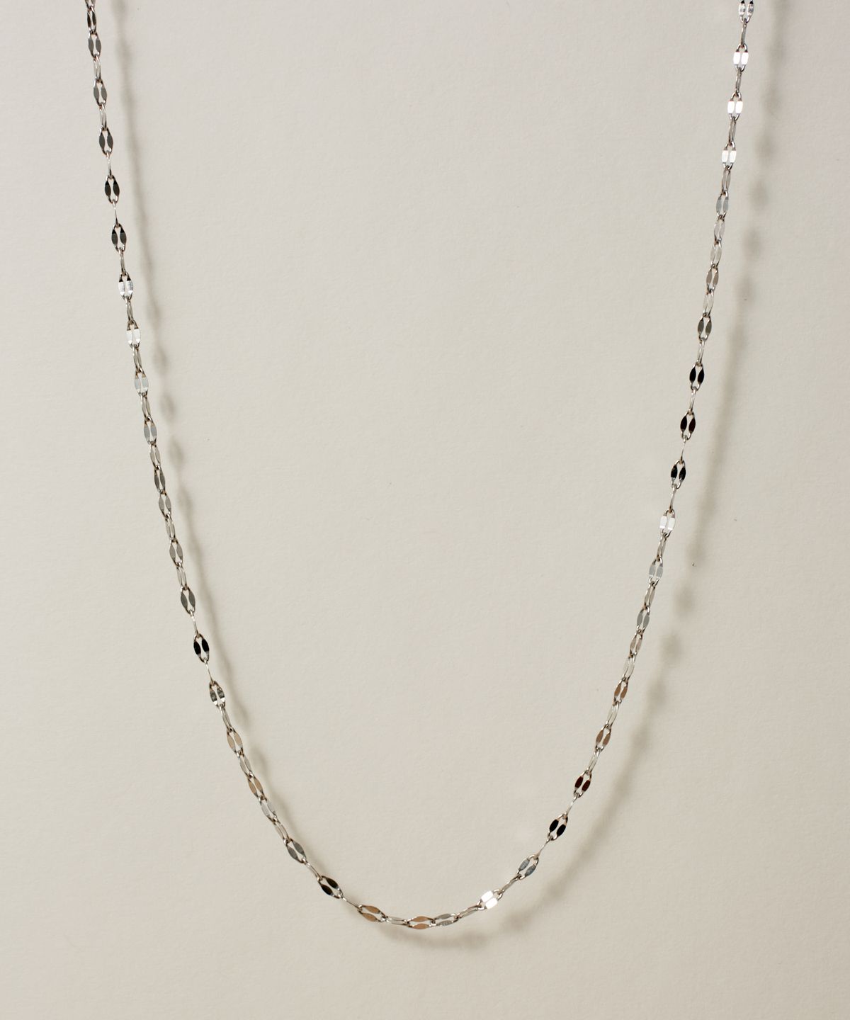 노비스도쿄(NOVICE TOKYO) 페탈 체인 목걸이 Petal Chain Necklace［Stainless］ / Silver