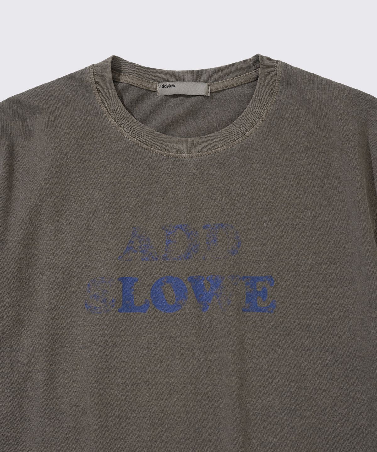 애드슬로우(ADDSLOW) [2PACK] Vintage Washed LOVE T-Shirt Couple 2PACK