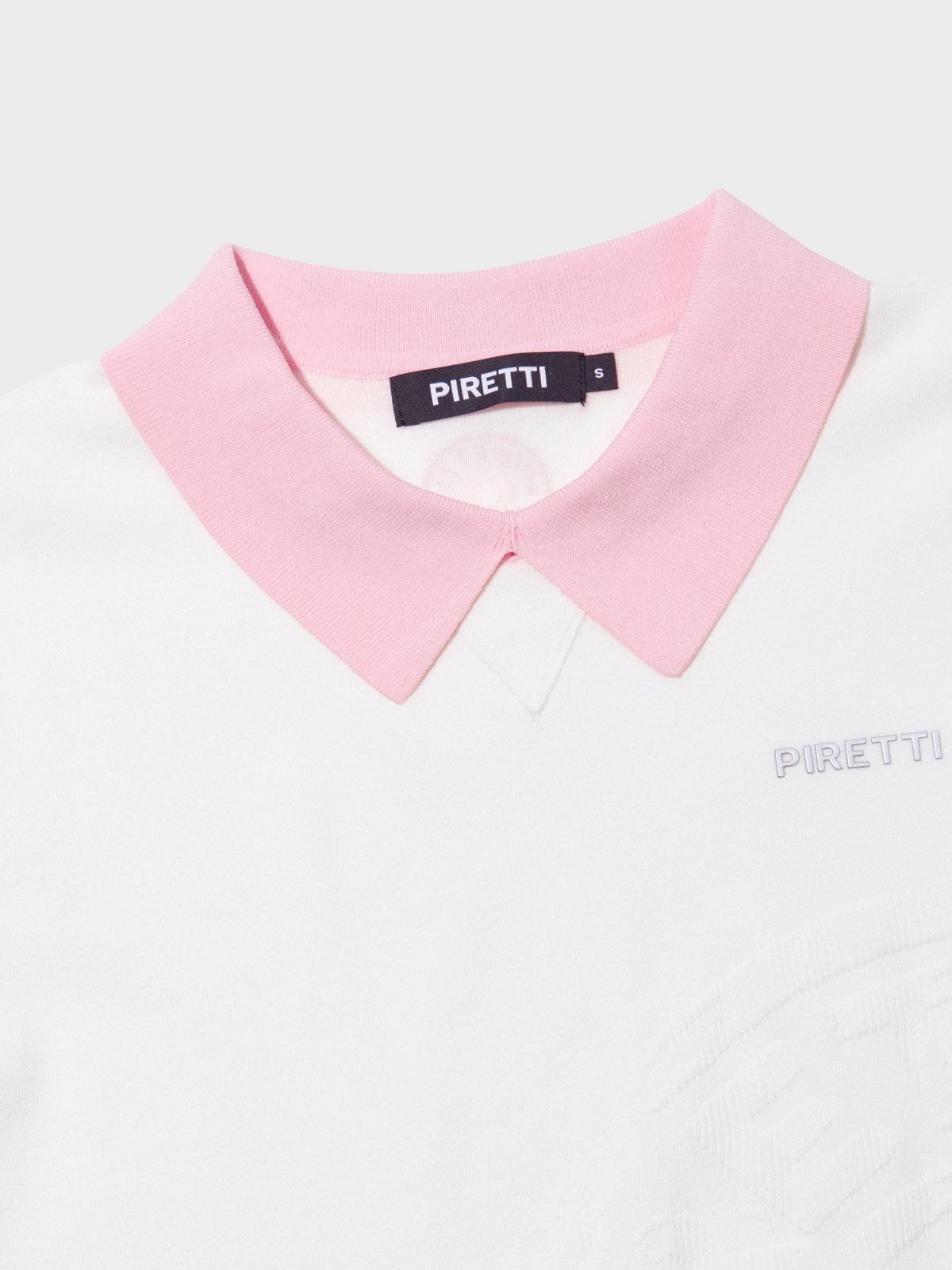 피레티(PIRETTI) 엘리트 반팔 스웨터 W_Pink