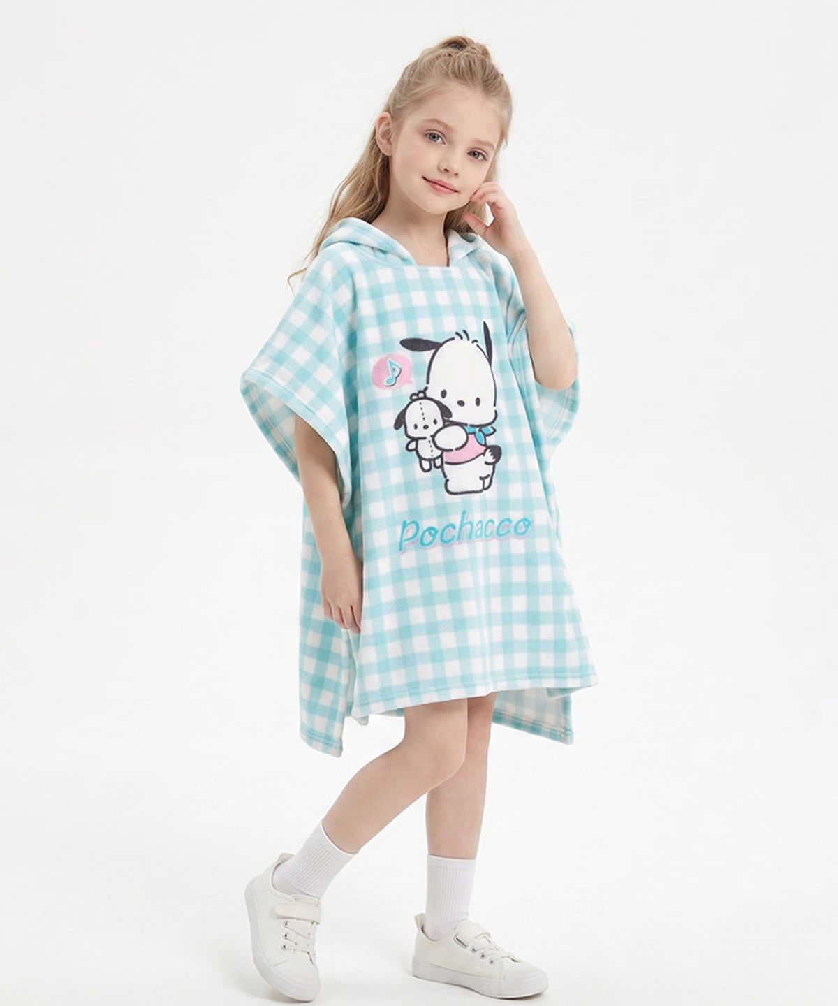 프리미에팜(PREMIERFAM) 포차코 아동용 후드 판쵸타올