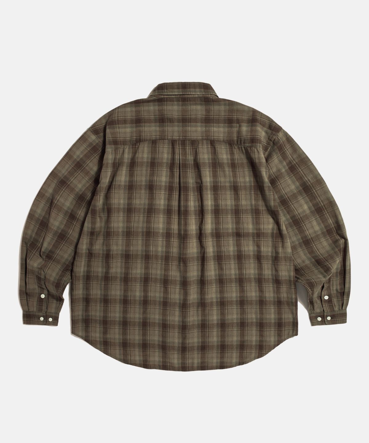에스피오나지(ESPIONAGE) Vintage Plaid Comfy Shirt Mocha