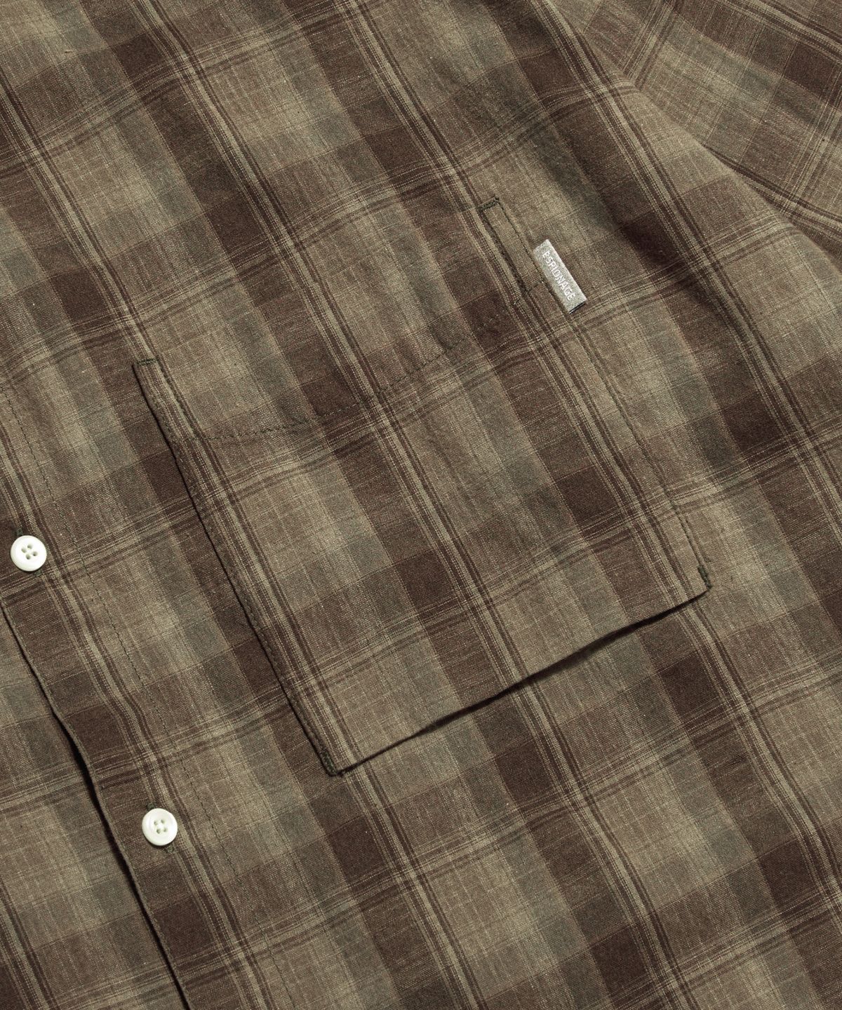 에스피오나지(ESPIONAGE) Vintage Plaid Comfy Shirt Mocha