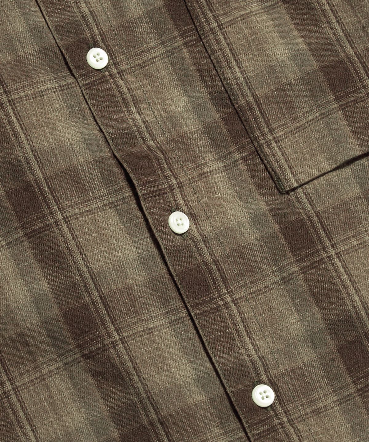 에스피오나지(ESPIONAGE) Vintage Plaid Comfy Shirt Mocha