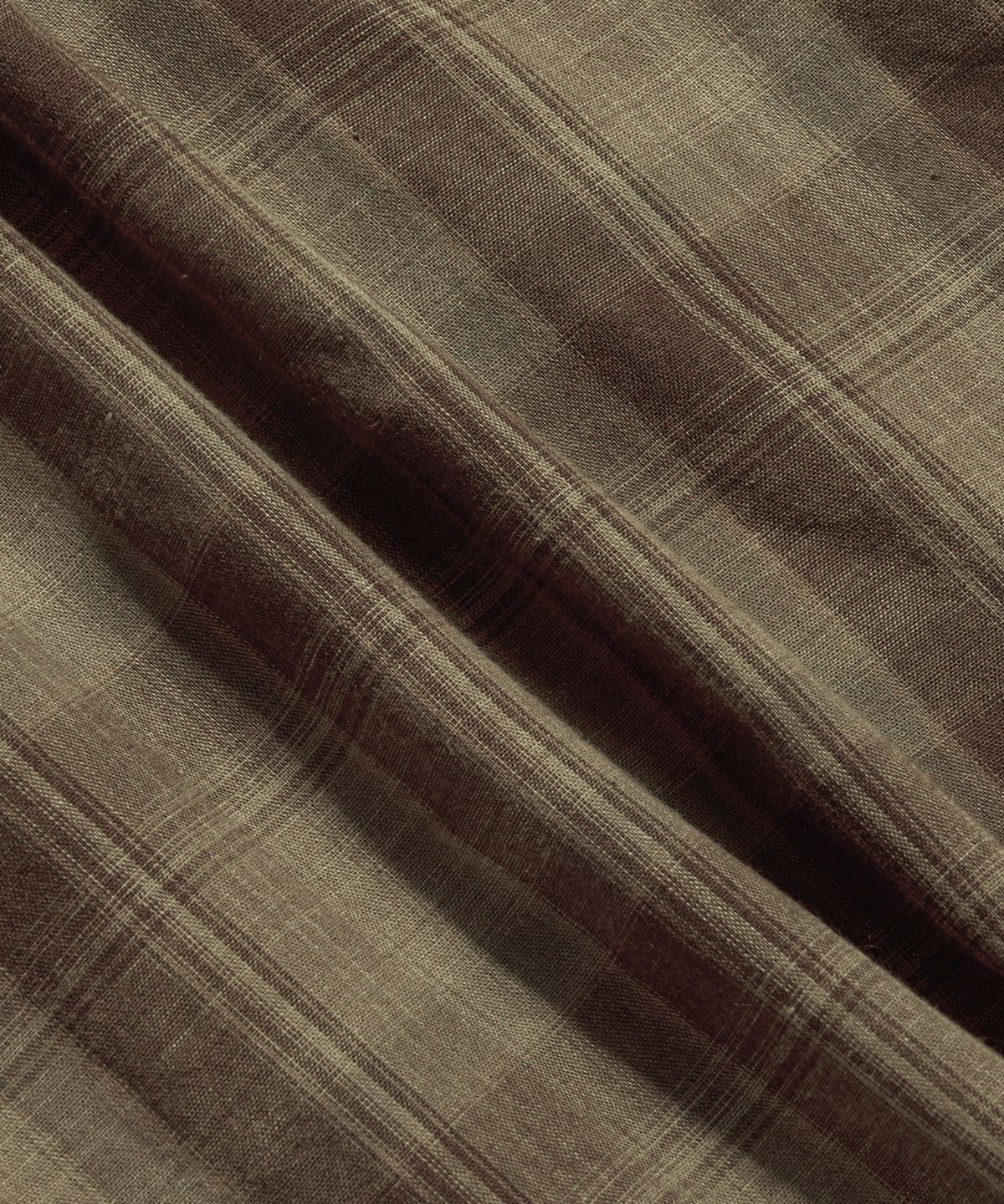 에스피오나지(ESPIONAGE) Vintage Plaid Comfy Shirt Mocha