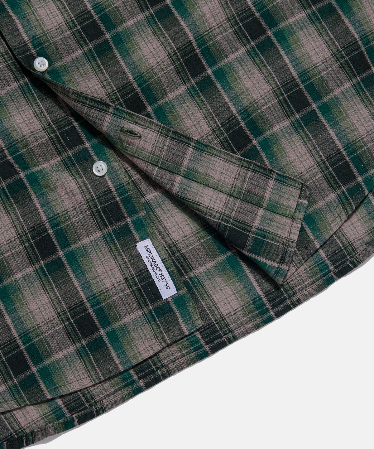 에스피오나지(ESPIONAGE) Vintage Plaid Comfy Shirt Indi Pink