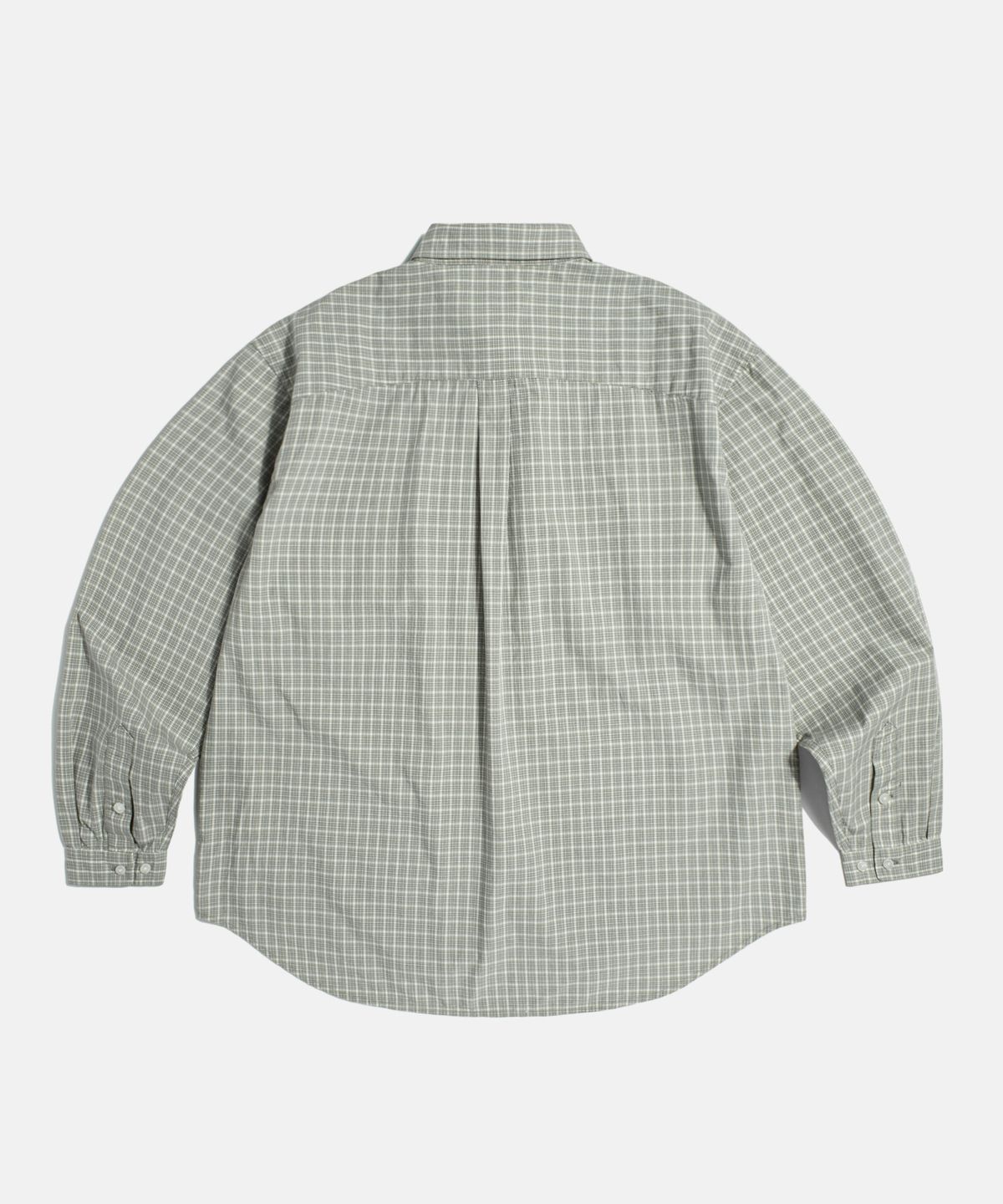 에스피오나지(ESPIONAGE) Grandpa Check Comfy Shirt Grey