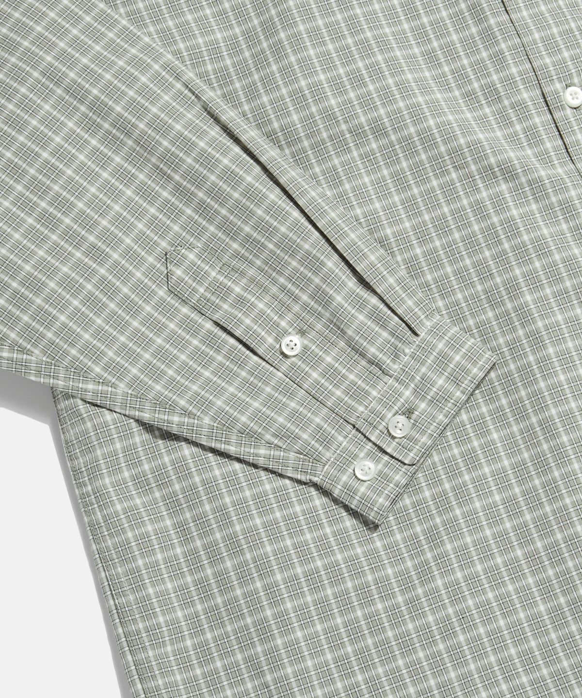 에스피오나지(ESPIONAGE) Grandpa Check Comfy Shirt Grey