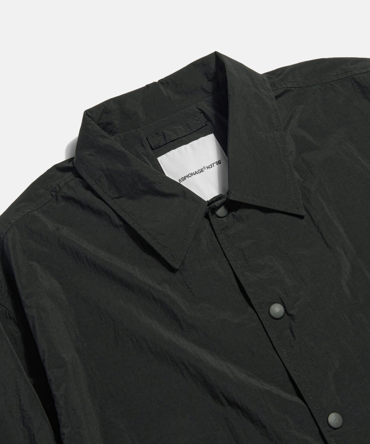 에스피오나지(ESPIONAGE) Light Coach Jacket Black