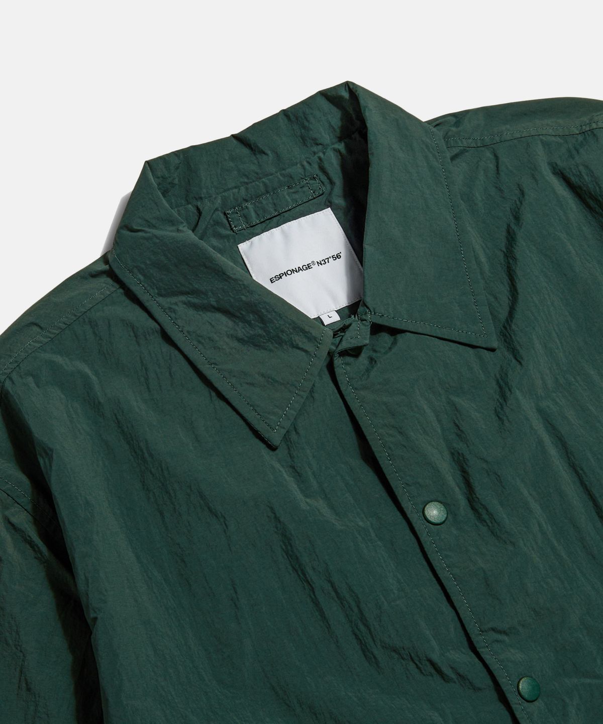 에스피오나지(ESPIONAGE) Light Coach Jacket Dark Green