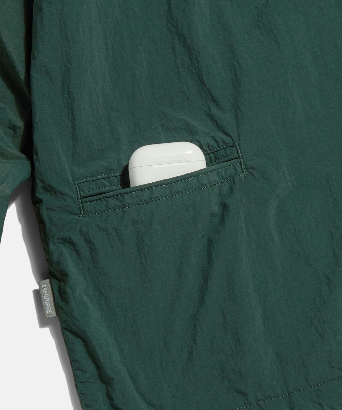 에스피오나지(ESPIONAGE) Light Coach Jacket Dark Green