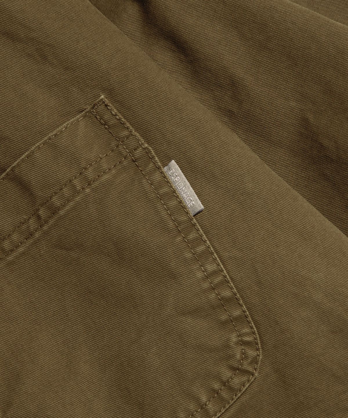 에스피오나지(ESPIONAGE) French Wide Work Jacket (Moleskin) Washed Brown