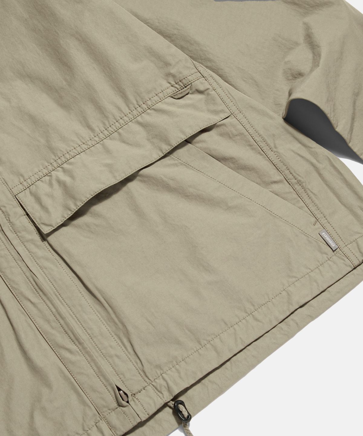 에스피오나지(ESPIONAGE) Traveler Hooded Jacket Dark Beige