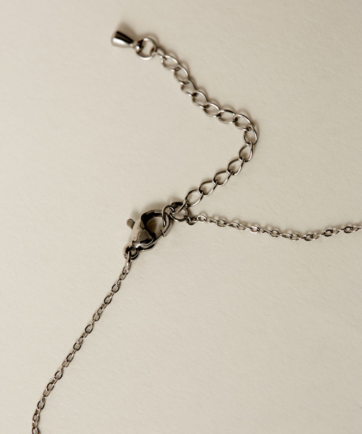 노비스도쿄(NOVICE TOKYO) 싱글 바로크 진주 목걸이 Single Baroque Pearl Necklace [Stainless]  / Silver