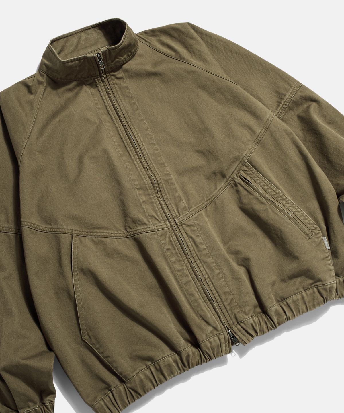 에스피오나지(ESPIONAGE) Washed Track Jacket Taupe
