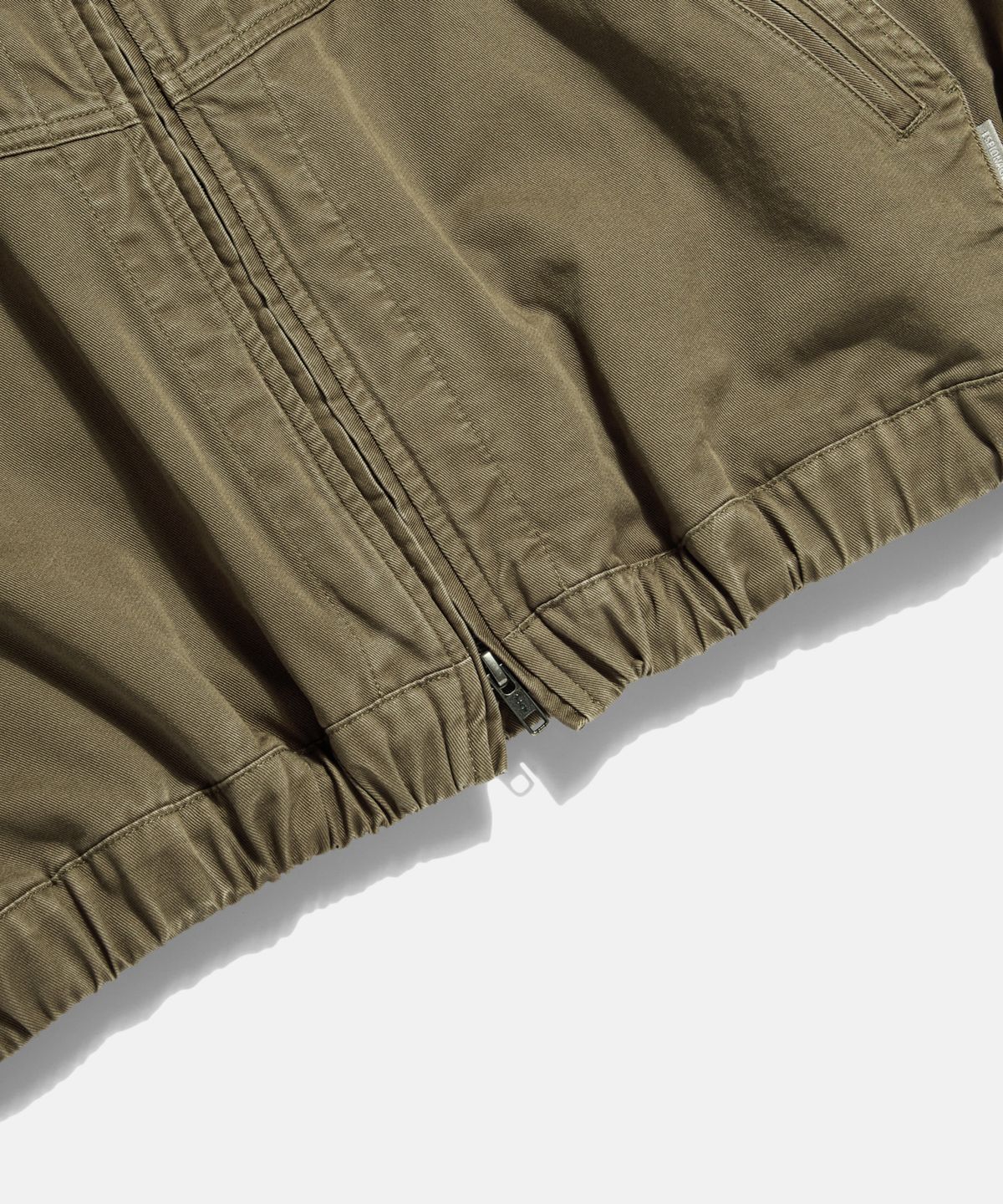 에스피오나지(ESPIONAGE) Washed Track Jacket Taupe