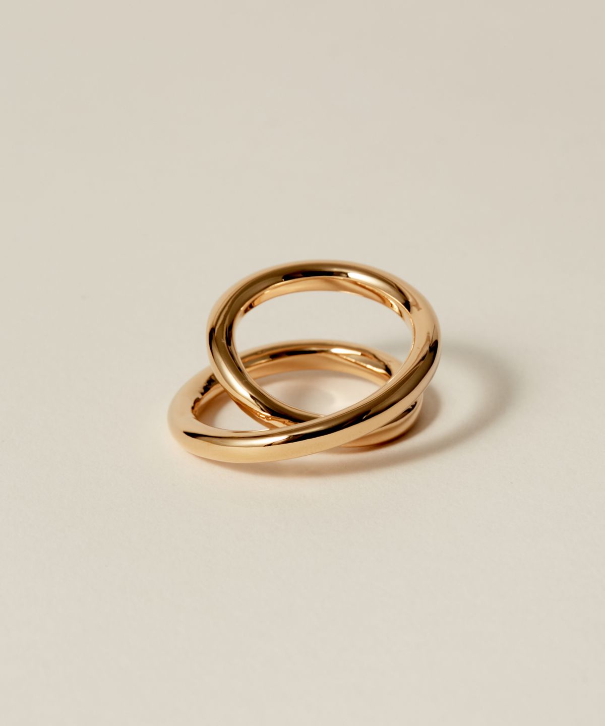 노비스도쿄(NOVICE TOKYO) 나선형 크로스 반지 Spiral Cross Ring / Gold