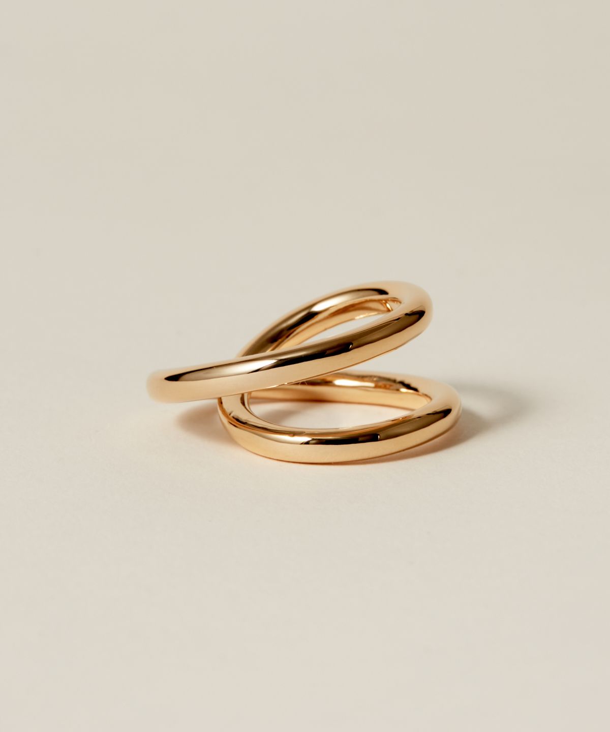 노비스도쿄(NOVICE TOKYO) 나선형 크로스 반지 Spiral Cross Ring / Gold