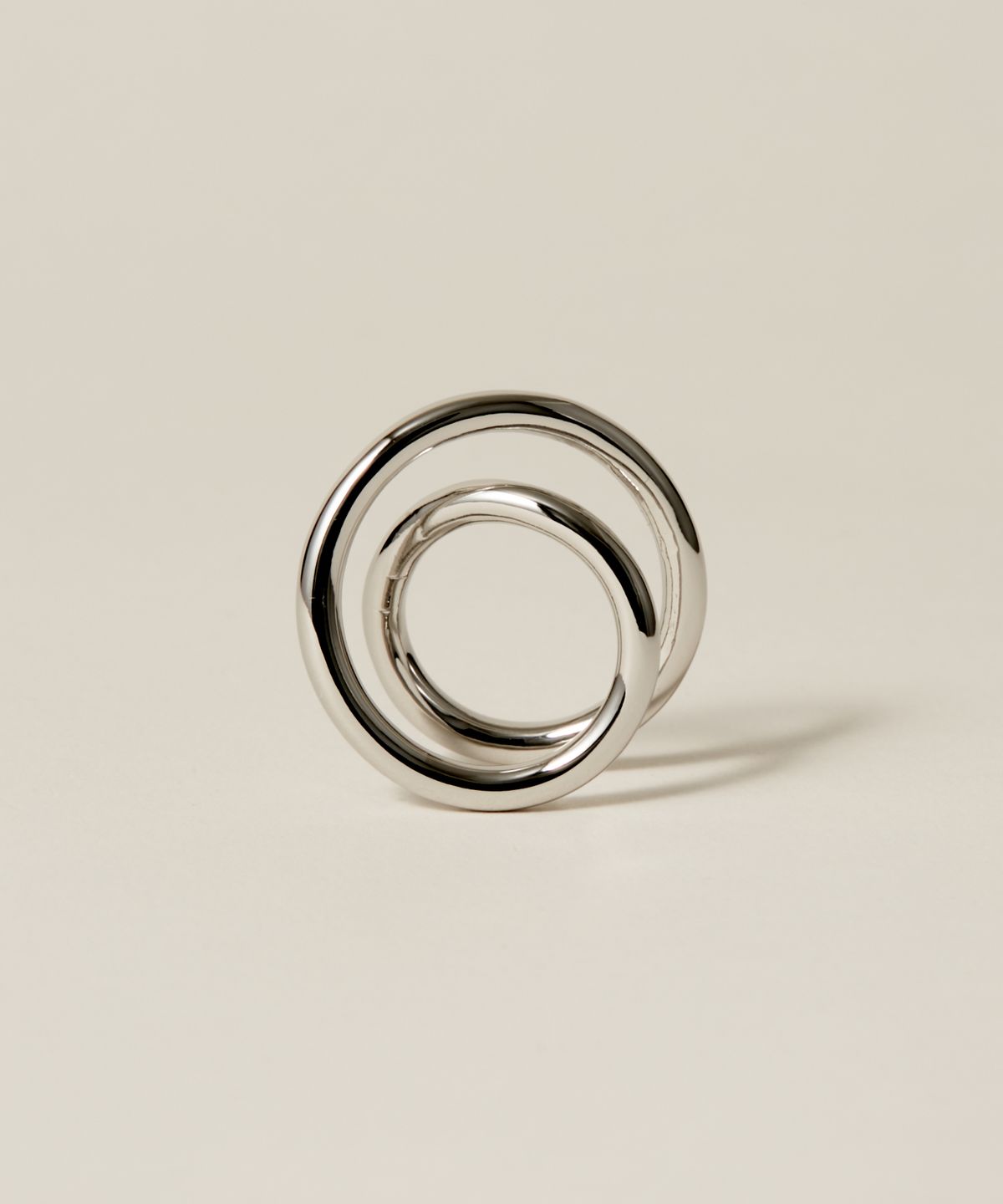 노비스도쿄(NOVICE TOKYO) 나선형 크로스 반지 Spiral Cross Ring / Silver