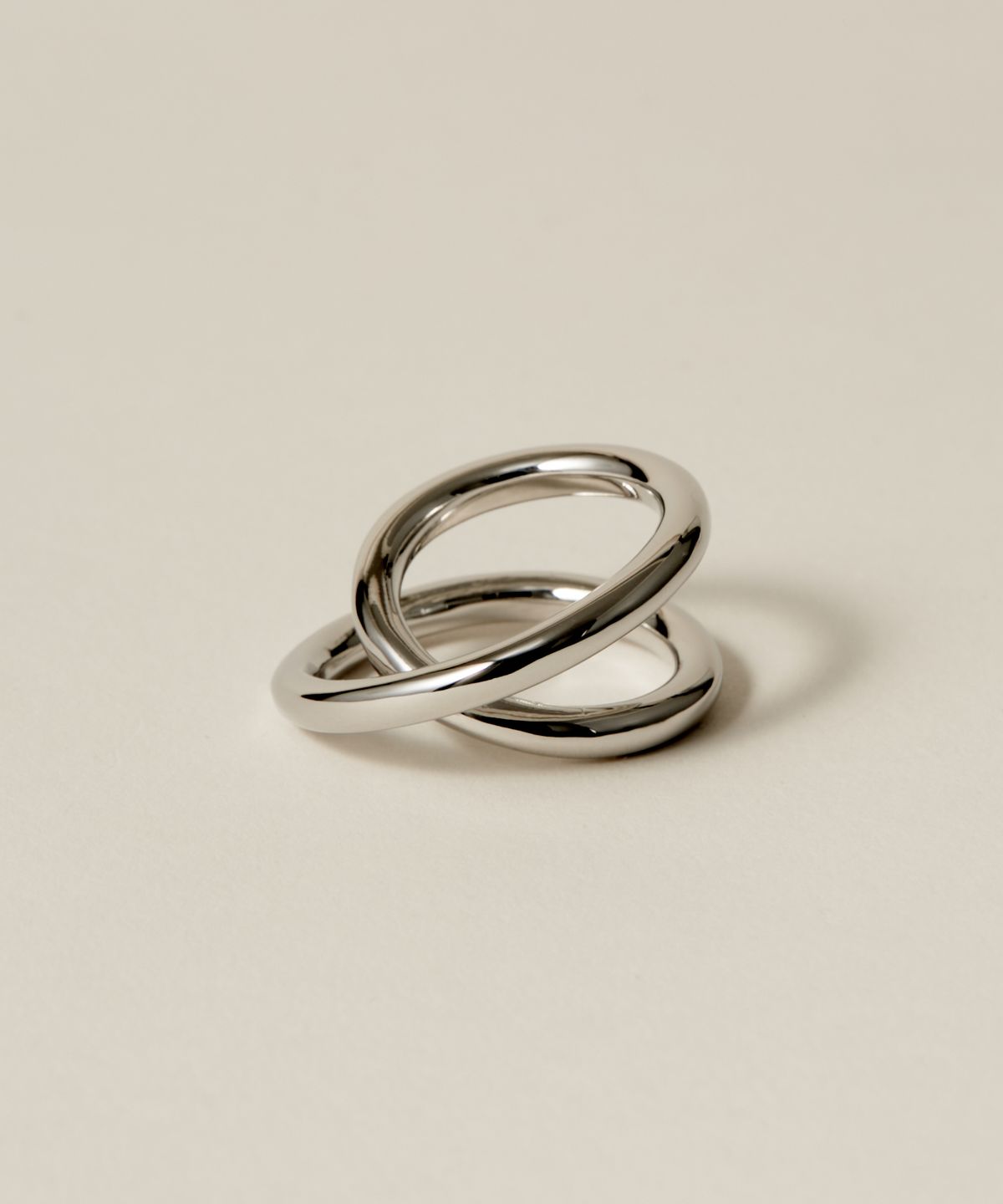 노비스도쿄(NOVICE TOKYO) 나선형 크로스 반지 Spiral Cross Ring / Silver