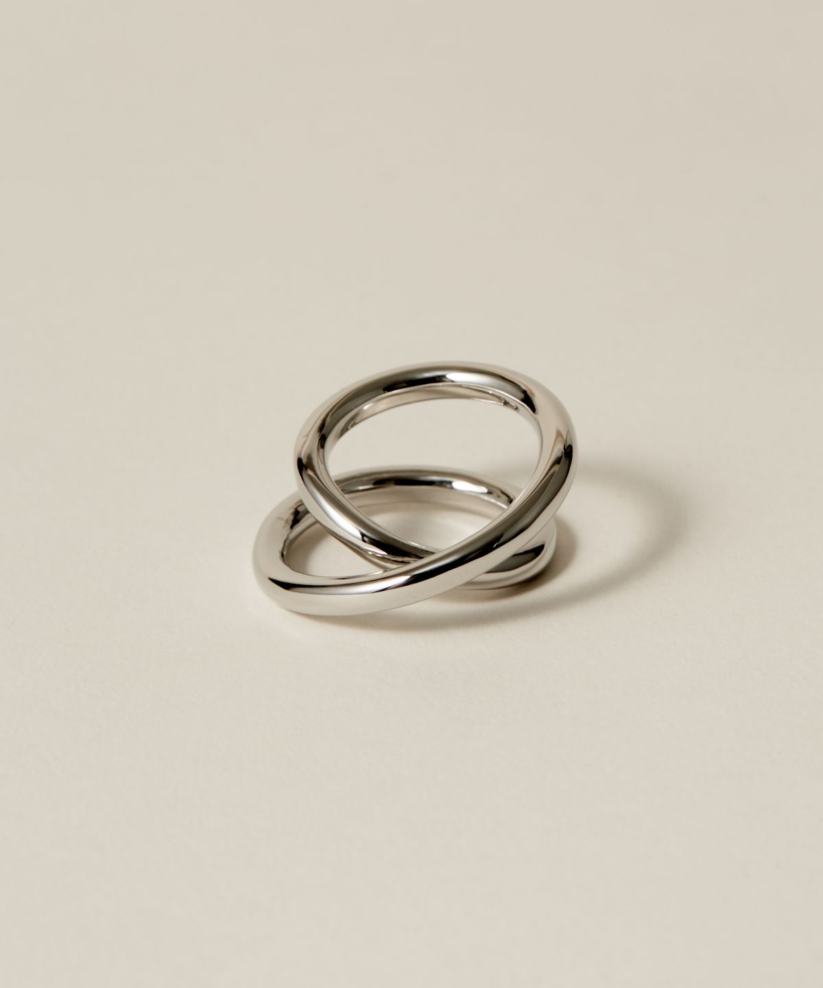 노비스도쿄(NOVICE TOKYO) 나선형 크로스 반지 Spiral Cross Ring / Silver