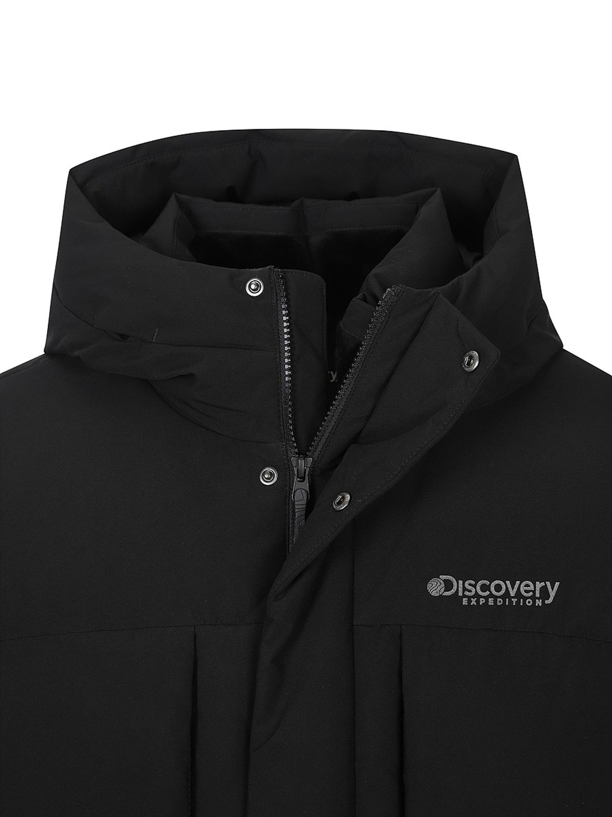 디스커버리 익스페디션(DISCOVERY EXPEDITION) 남성 레스터G 구스다운 숏패딩 (BLACK)