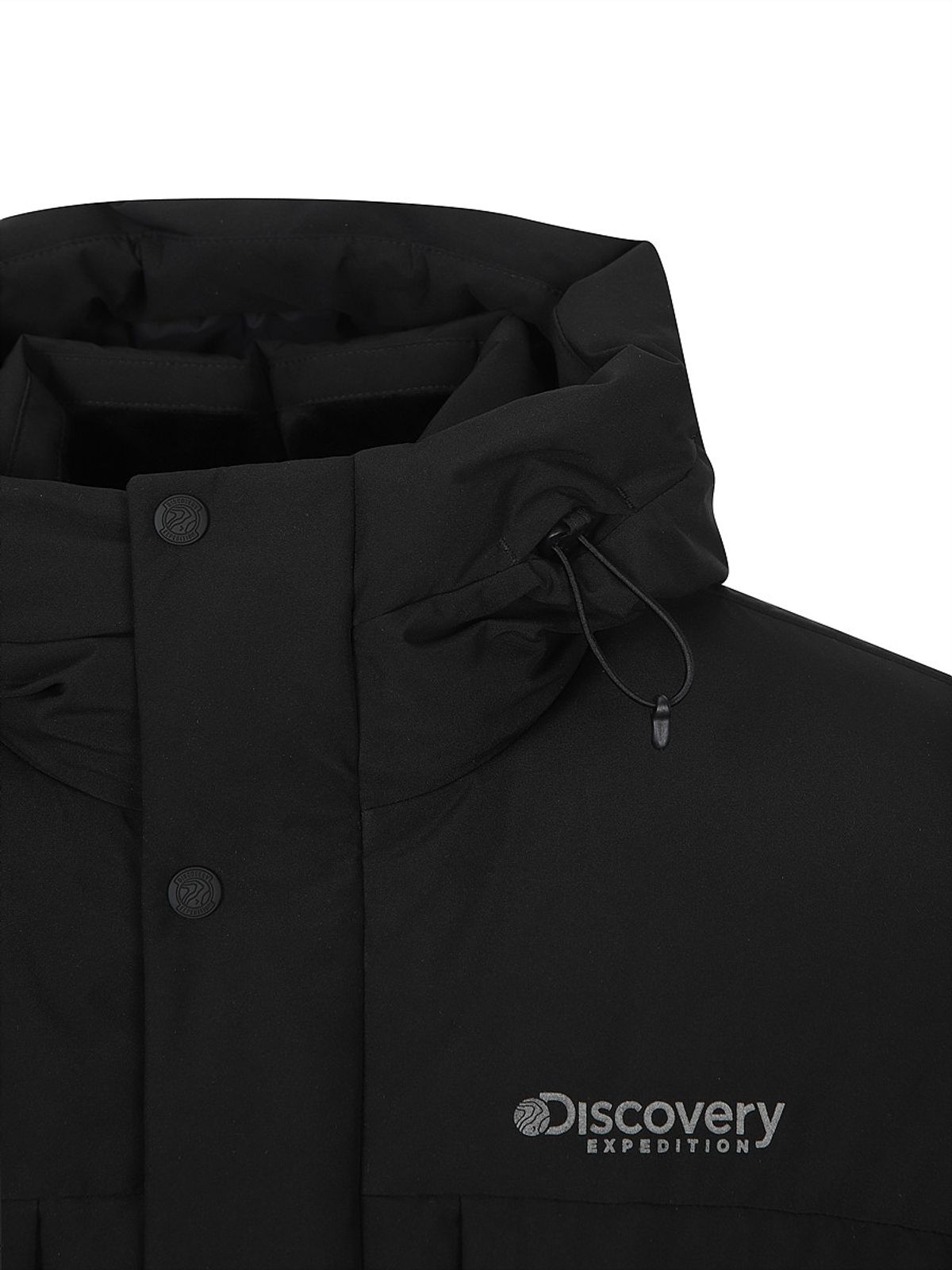 디스커버리 익스페디션(DISCOVERY EXPEDITION) 남성 레스터G 구스다운 숏패딩 (BLACK)