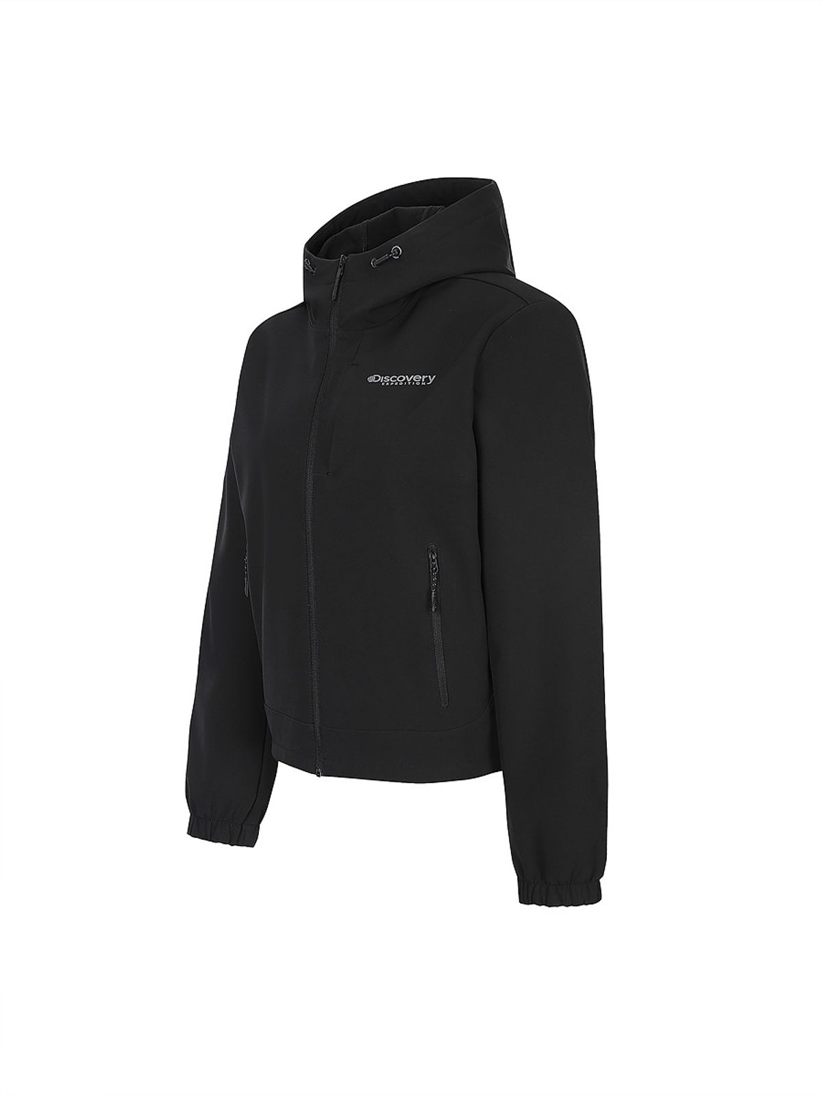 디스커버리 익스페디션(DISCOVERY EXPEDITION) 여성 3LAYER 본딩 트레이닝 자켓 (BLACK)