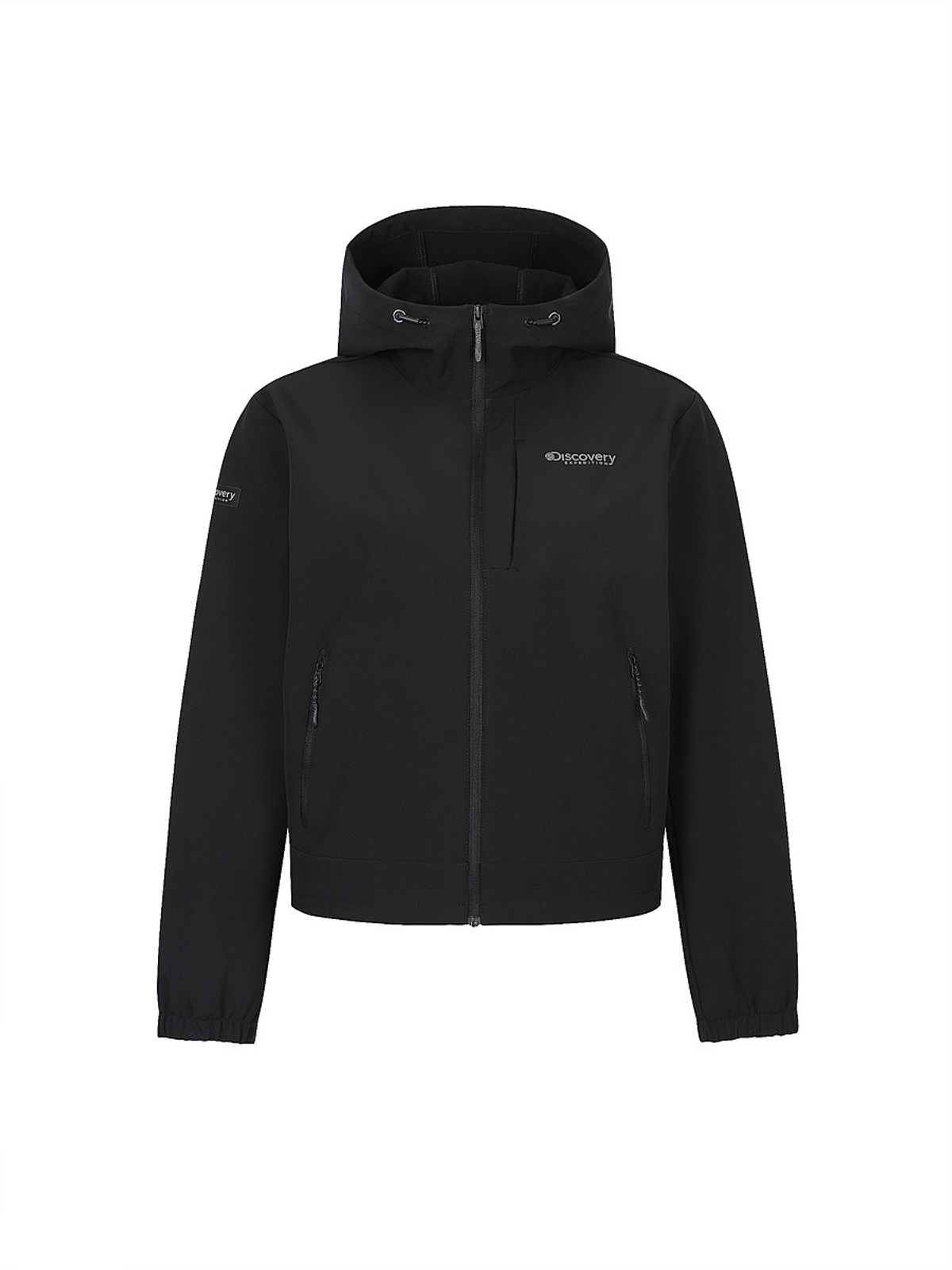 디스커버리 익스페디션(DISCOVERY EXPEDITION) 여성 3LAYER 본딩 트레이닝 자켓 (BLACK)