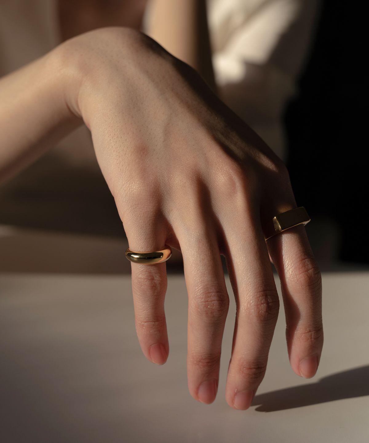 노비스도쿄(NOVICE TOKYO) 볼륨 핑키 링 Volume Pinky Ring / Gold