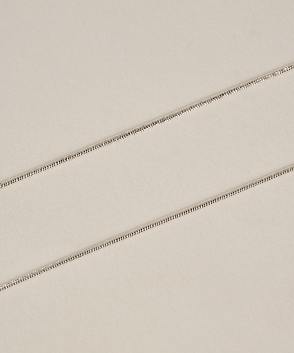 노비스도쿄(NOVICE TOKYO) 심플 내로우 목걸이 Simple Narrow Necklace［Silver925］(2 Size) / Silver