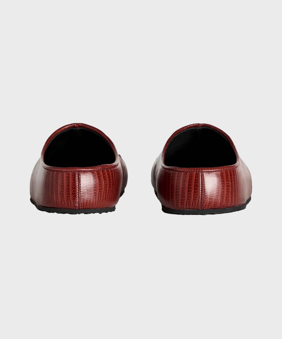 마린 세르(MARINE SERRE) (M) 리자드 프린티드 레더 MS 슬립 레드 LIZARD PRINTED LEATHER MS SLIP RD10 RED