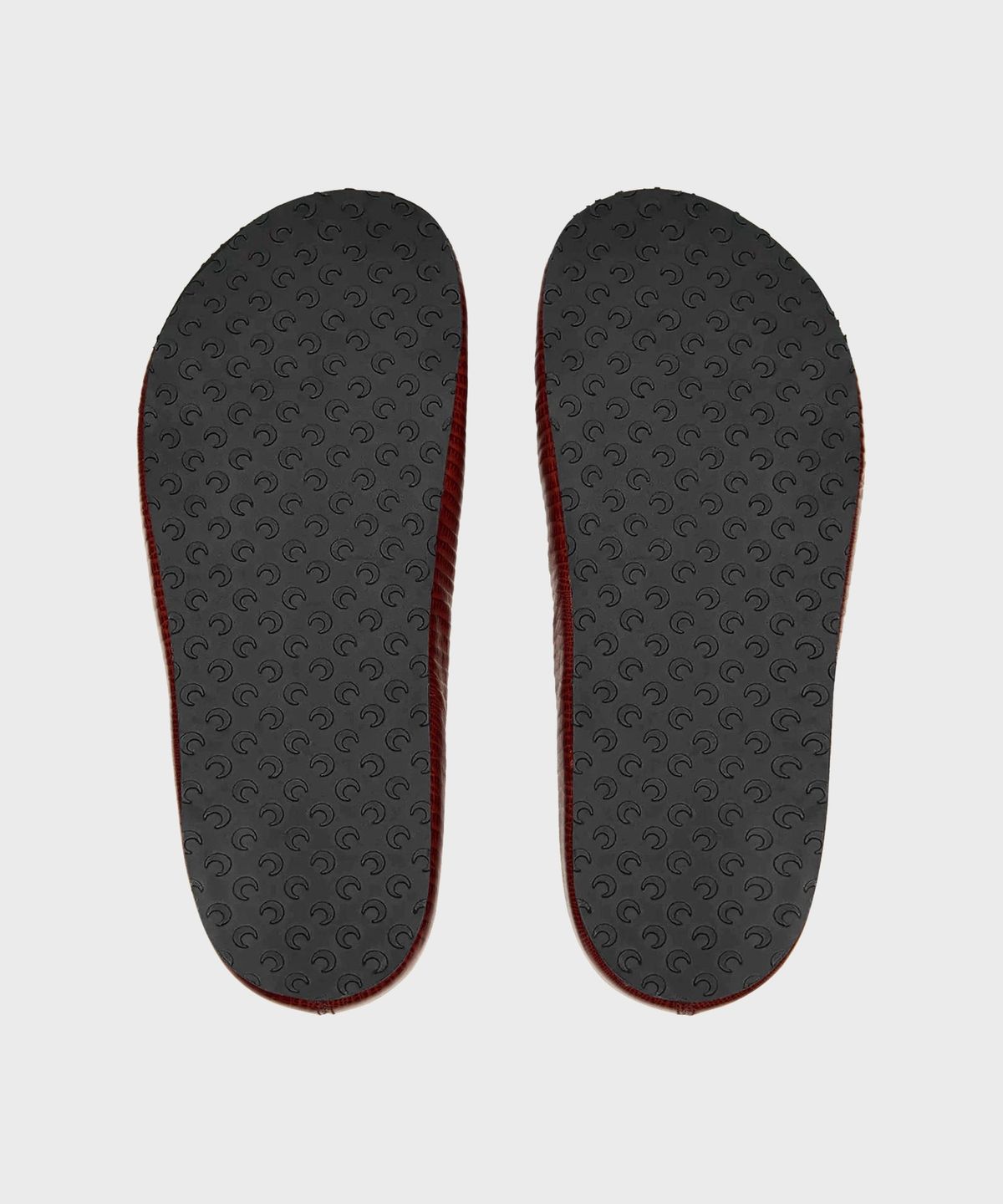 마린 세르(MARINE SERRE) (M) 리자드 프린티드 레더 MS 슬립 레드 LIZARD PRINTED LEATHER MS SLIP RD10 RED
